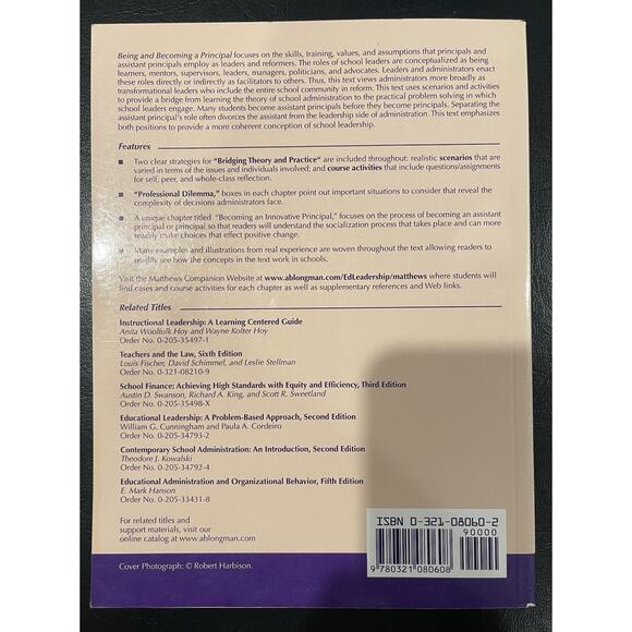 Being and Becoming a Principal : Role Conceptions of Contemporary Principals and - Picture 2 of 4